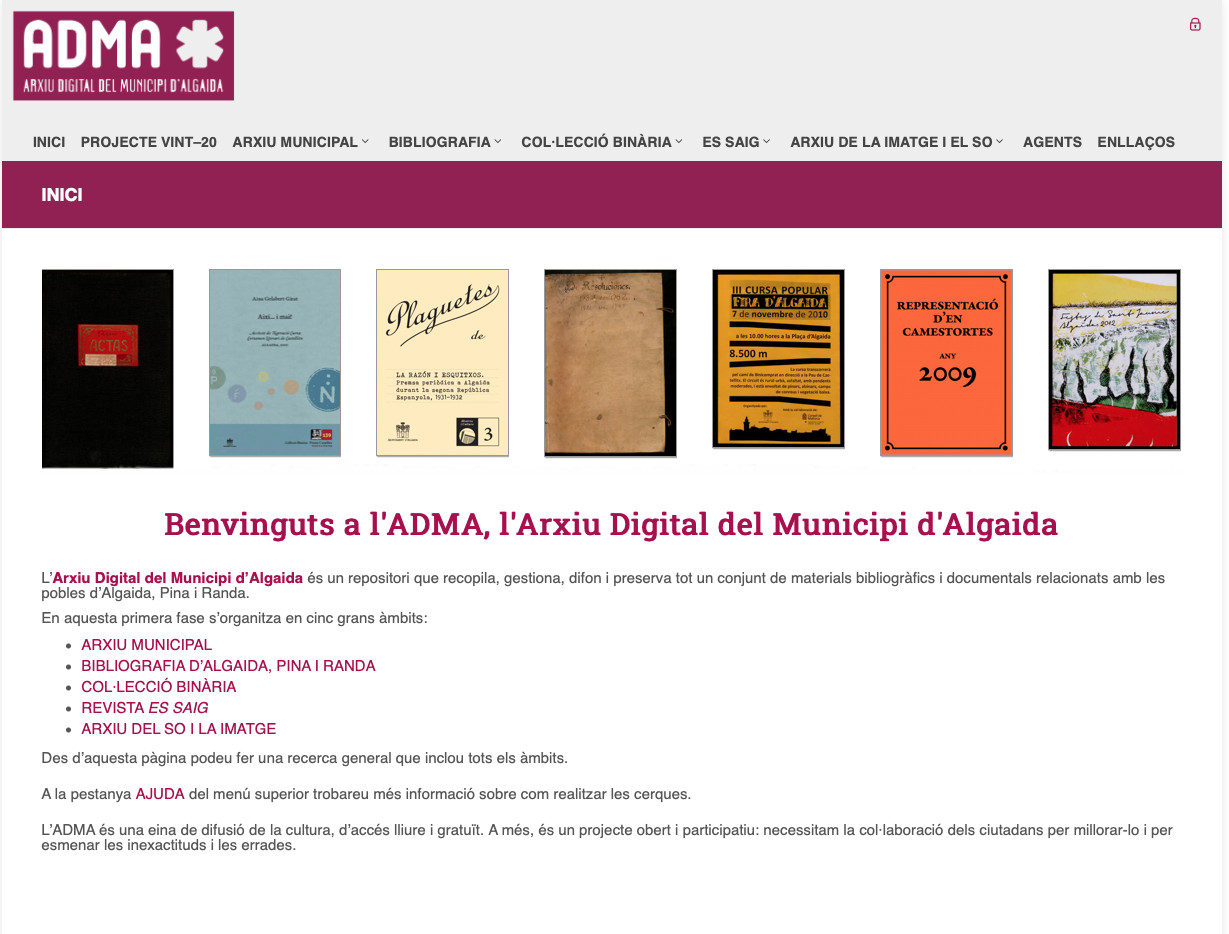 L’Ajuntament d’Algaida crea una web amb la digitalització de les  bibliografies i els arxius del municipi
