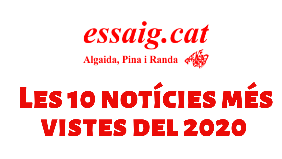 Les 10 notícies més vistes del 2020