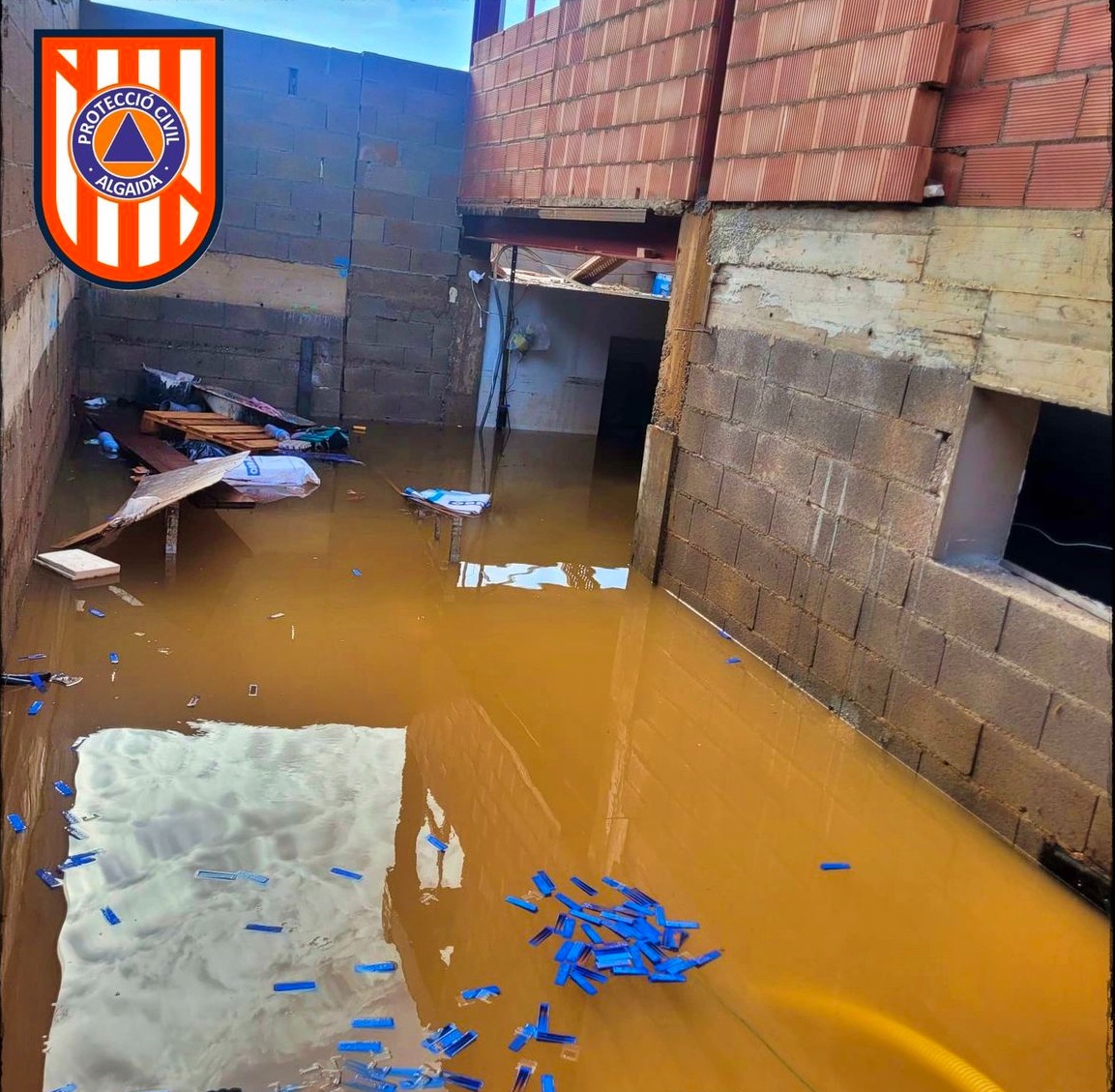 La dana deixa més de 55 litres i alguna incidència a Algaida