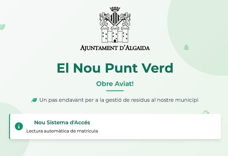 Nou sistema d’accés per al nou punt verd